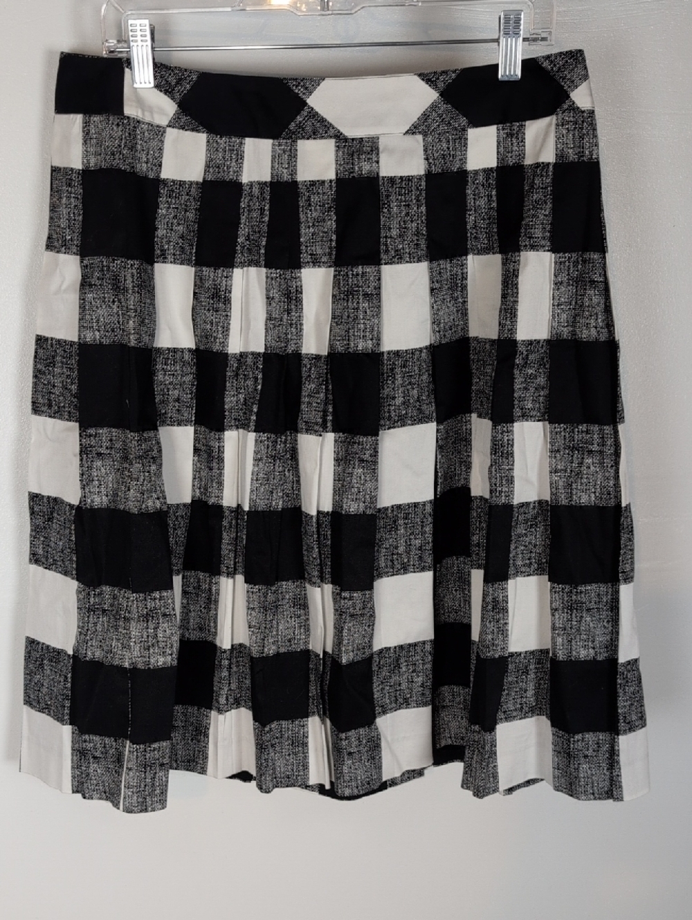 Talbots Plaid Pleated A-line Skirt